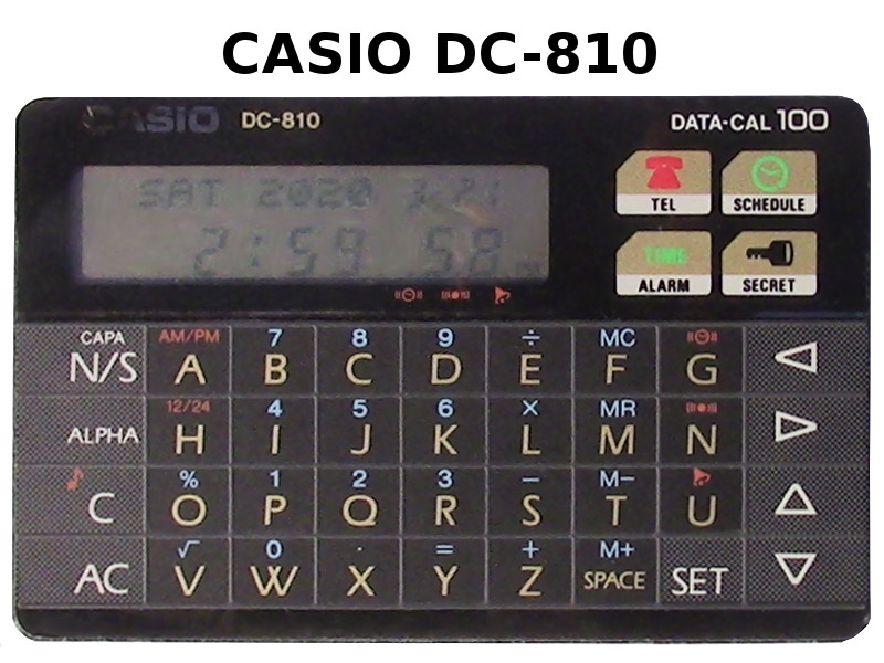 CASIO DC-810 PDA